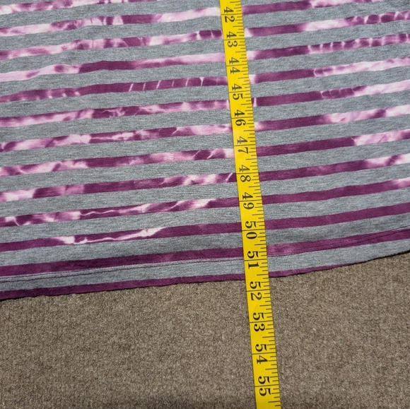 PrAna Adrienne Striped Purple Knit Tank Maxi Dress Women's XS - Picture 7 of 7